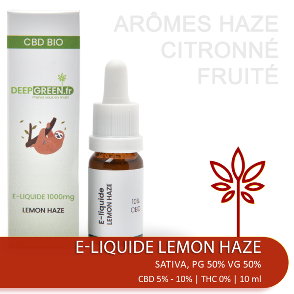 E-LIQUIDE CBD LEMON HAZE 10ml