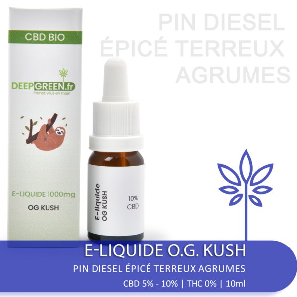 E-LIQUIDE O.G. KUSH DEEPGREEN 10ml