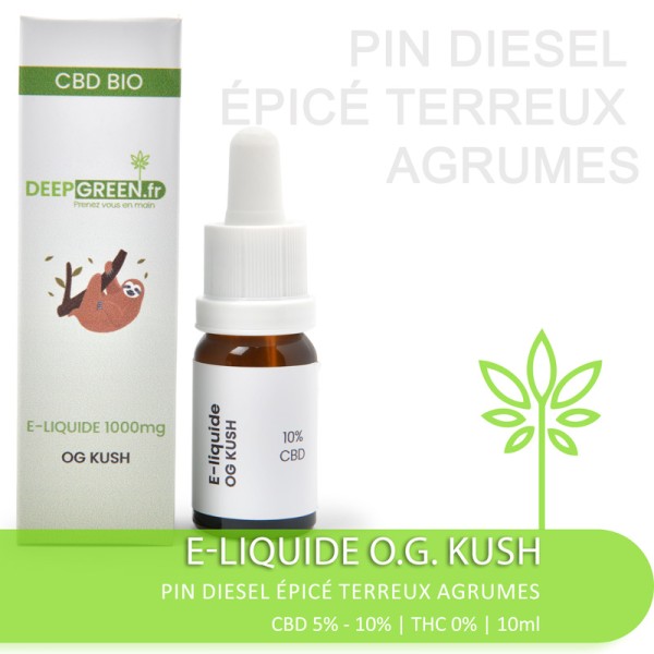 E-LIQUIDE O.G. KUSH DEEPGREEN 10ml