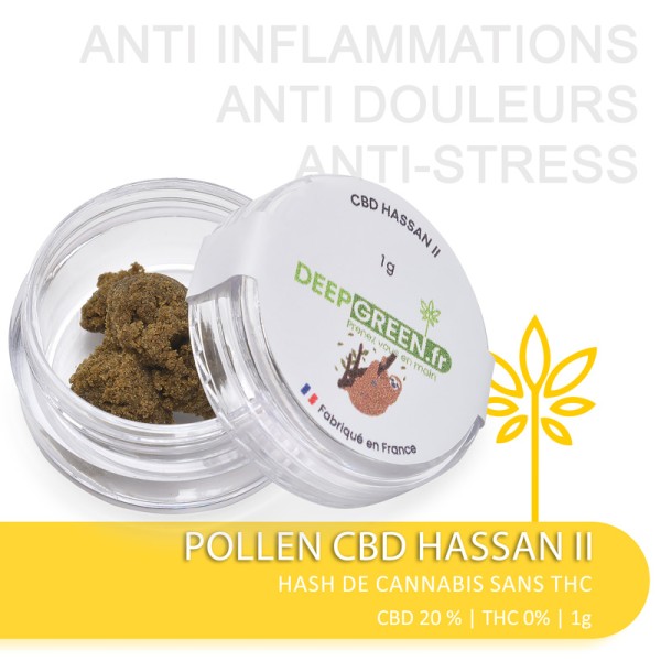 POLLEN de CBD HASSAN II DEEPGREEN