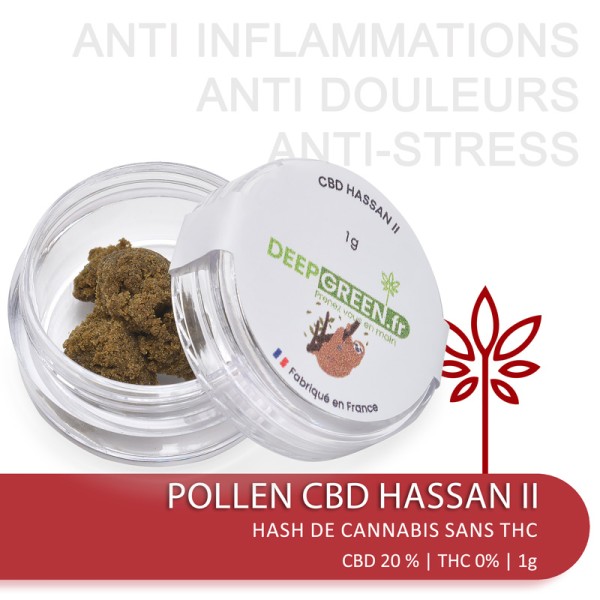 POLLEN de CBD HASSAN II DEEPGREEN