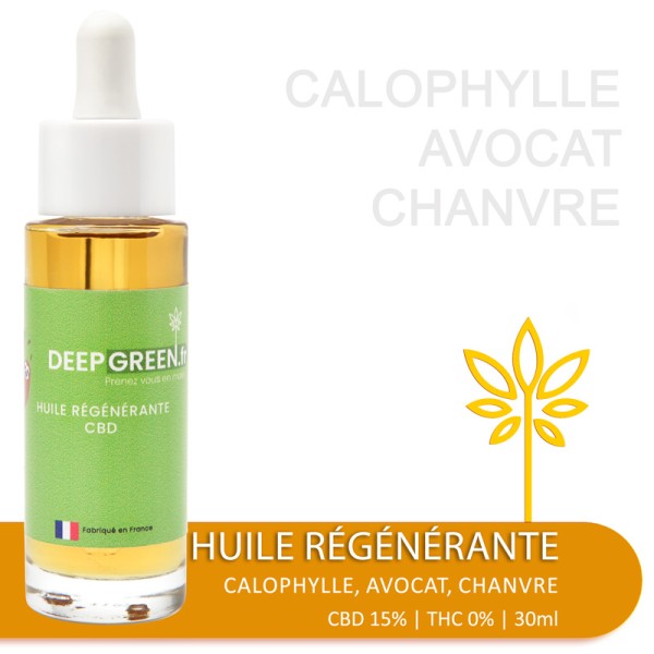 Huile Régénérante CBD 15% DeepGreen