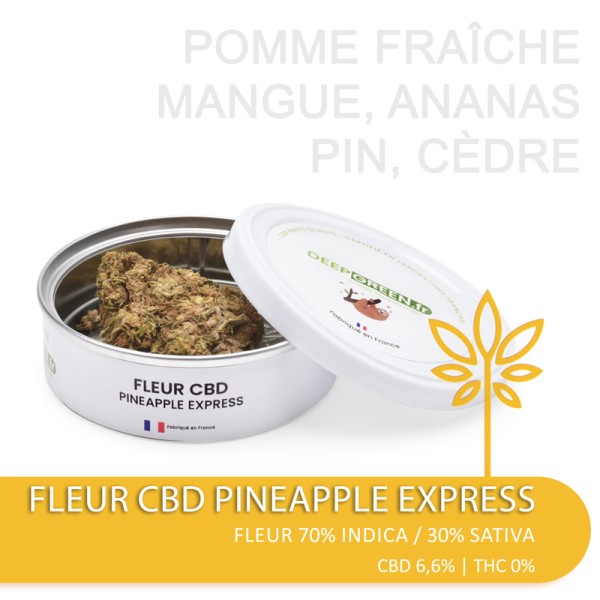 Fleur de CBD 6,6% PINEAPPLE EXPRESS