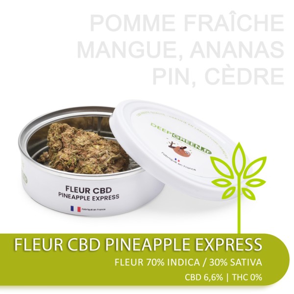 Fleur de CBD 6,6% PINEAPPLE EXPRESS