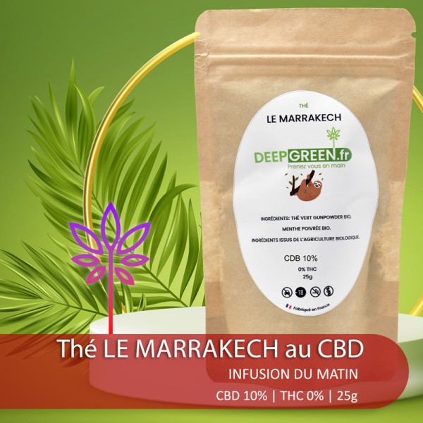 Thé CDB Le Marrakech 25g DeepGreen