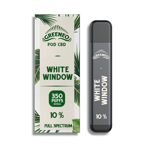 PUFF CBD 10% Greeneo WHITE WINDOW